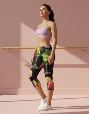 Mimosa Capri Leggings Capri Leggings — Dripper