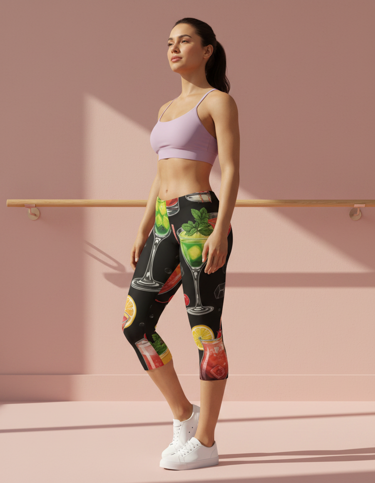Women's Cocktail Capri Leggings