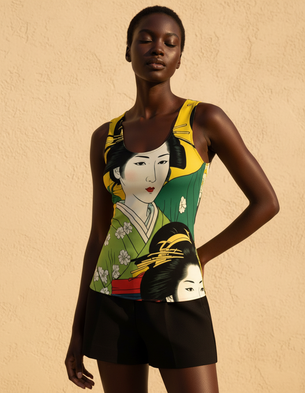 Utamaro Collection women's tank tops