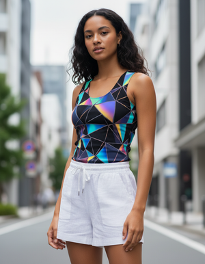 Refraction Tank Top Women's Tank Top — Dripper