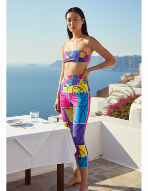 Lustre Capri Yoga Leggings Capri Yoga Leggings — Dripper