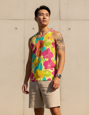 Petal Tank Top Men's Tank Top — Dripper