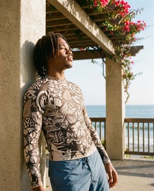 Men's Angora Lani Uli men's rashguards