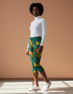 Kona Leggings Capri Leggings — Dripper