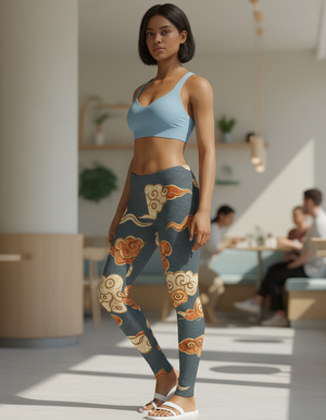 Angora Cumulus Leggings Women's Leggings — Dripper