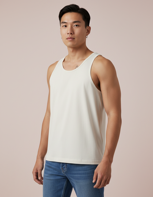 White Onyx Tank Top Men's Tank Top — Dripper