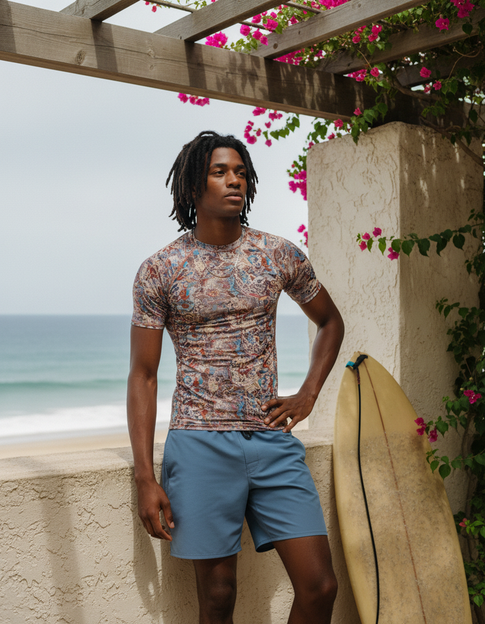 Rashguard — Men's Coffee Bean Chroma