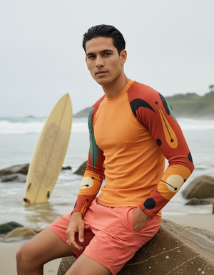 Men's Muskmelon men's rashguards