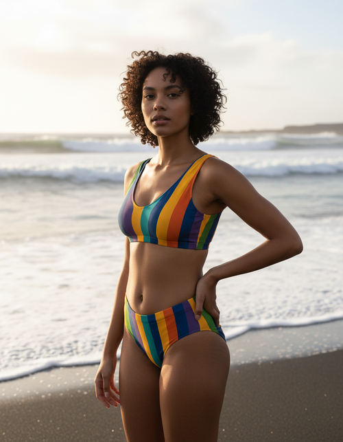 Vibrance High-Waisted Bikini High-Waisted Bikini — Dripper