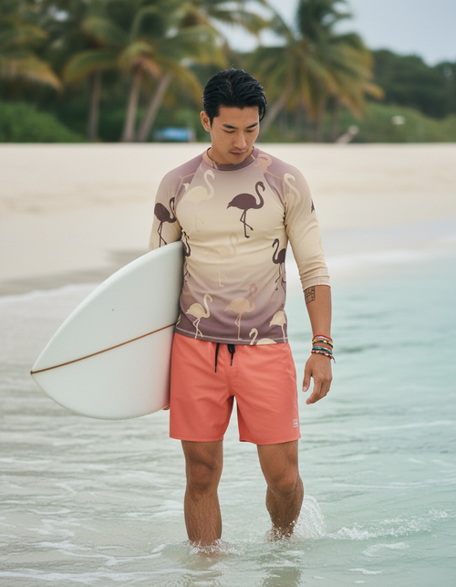 Angora Coral Rash Guard