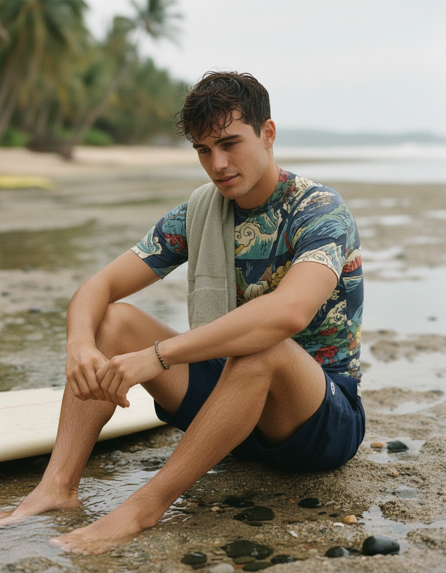 Yamato Rash Guard Men's Rashguard — Lolekai