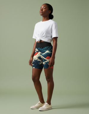 Kaze Yoga Shorts Yoga Shorts — Dripper