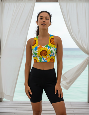 Sunflower Collection longline sports bras