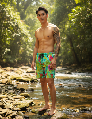 Tropique Men's Swim Trunks Men's Swim Trunks — Dripper
