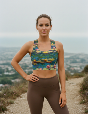 Dewdrop Longline Sports Bra bikini — Dripper