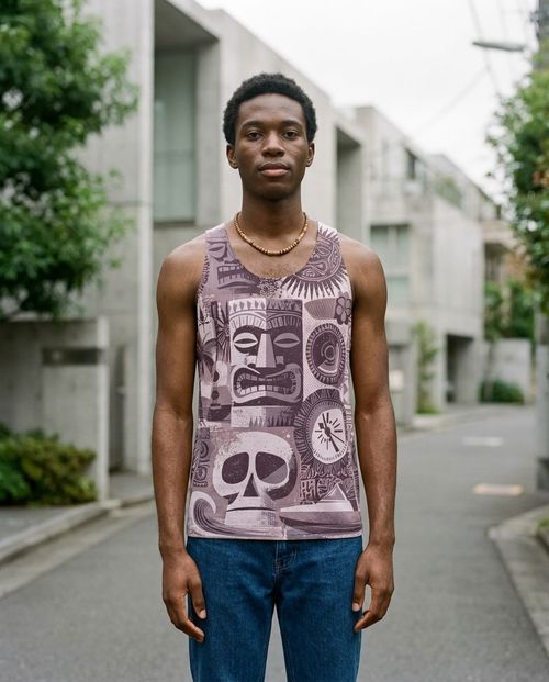 Men's Burnished Lilac Kahuna men's tank tops