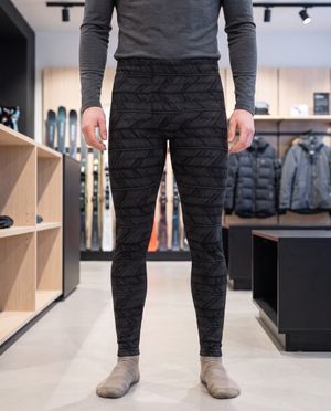 Ink Herringbone men's base layer bottoms