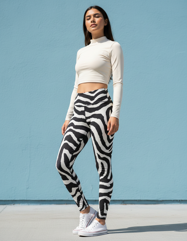 Women's Zebra Patterns Leggings