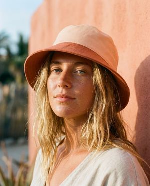 Terracotta & Peach bucket hats