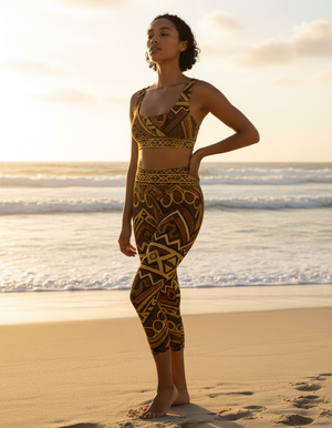 Honu Capri Yoga Leggings Capri Yoga Leggings — Dripper