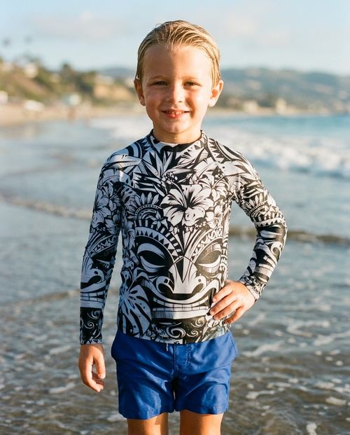 Boys Honua Uli boys rashguards