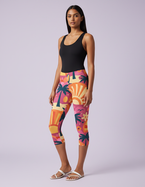 Dusk Capri Leggings bikini — Dripper