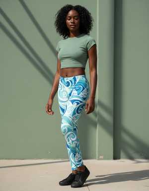 Tide full-length leggings