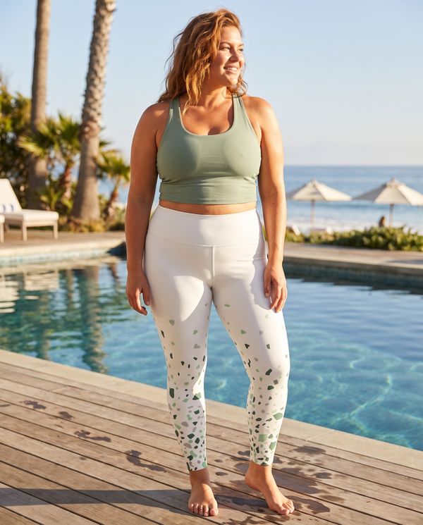 Terrazzo plus size leggings