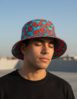 Crescent bucket hats