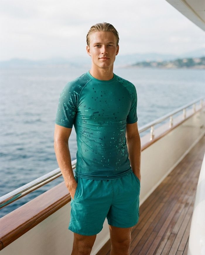 Rashguard — Men's Transformative Teal Surge