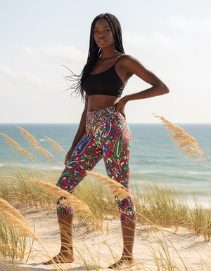 Tulip Capri Yoga Leggings Capri Yoga Leggings — Dripper
