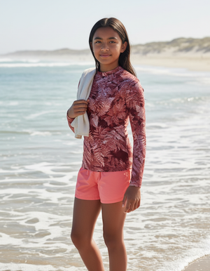 Youth Dusty Rose Verdant youth rashguards