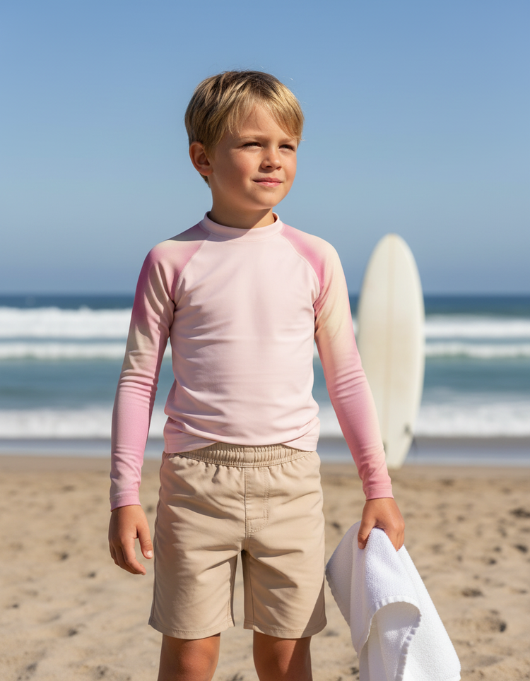 Kids Holographic Rash Guard