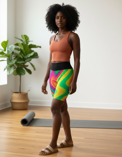 Elysium Yoga Shorts Yoga Shorts — Dripper