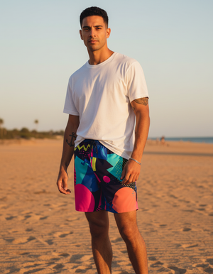 Crescendo men's swim trunks