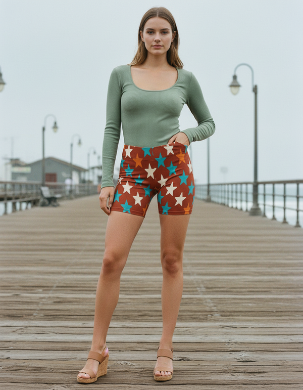 Women's Star Short Shorts