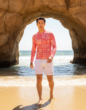 Fleur Rash Guard Men's Rashguard — Dripper