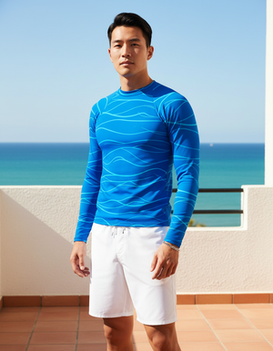 Aqua Rash Guard Men's Rashguard — Dripper