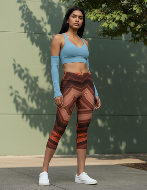Cascade Capri Leggings Capri Leggings — Dripper