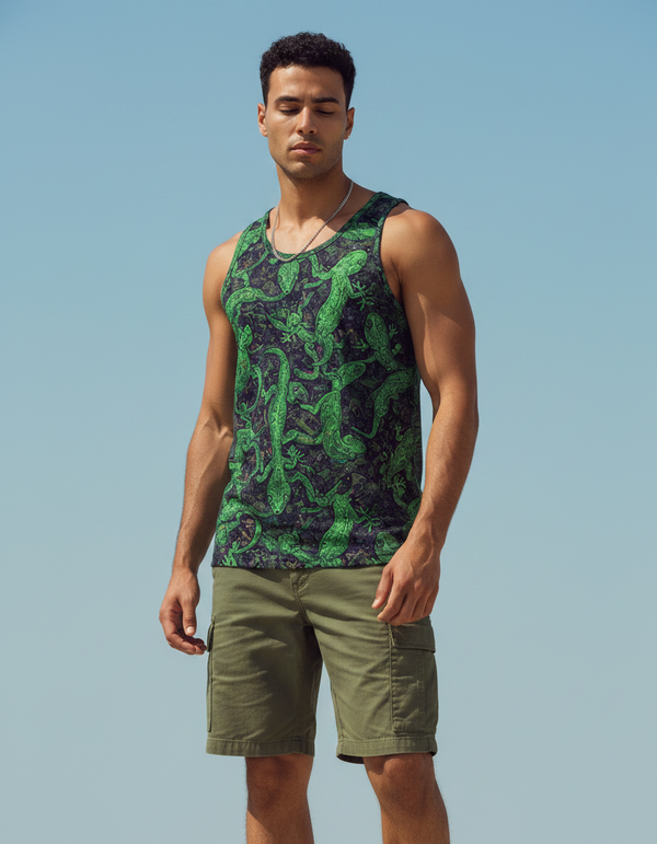 Gecko Collection Tank Tops tank tops