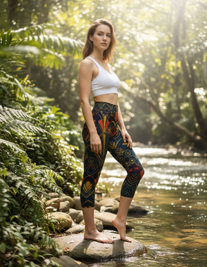 Gatsby Capri Yoga Leggings Capri Yoga Leggings — Dripper