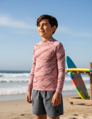 Youth Tea Rose Eclipse youth rashguards