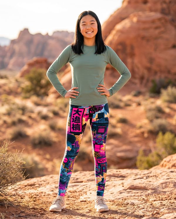 Neonoir girls youth leggings