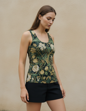Women's Sycamore Chrysanthemum women's tank tops