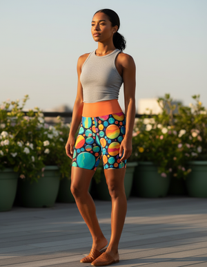 Glint Yoga Shorts Yoga Shorts — Dripper