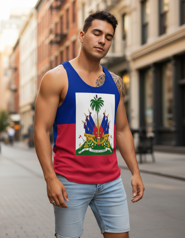 Haitian Flag tank tops