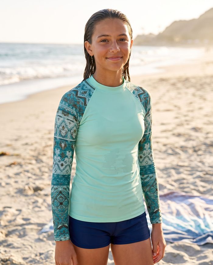 Rashguard — Girls Jelly Mint Serenade