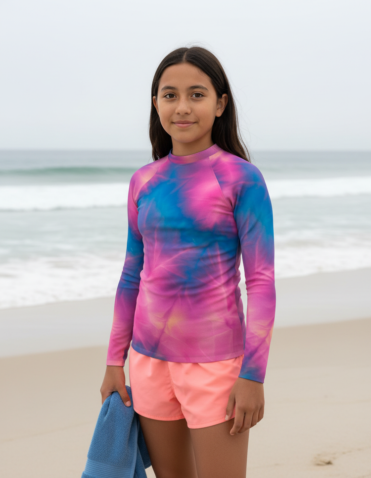 Youth Ice-Dye Rash Guard
