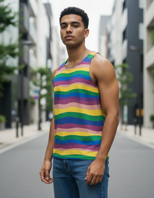 Rhodonite Prism Tank Top Men's Tank Top — Dripper