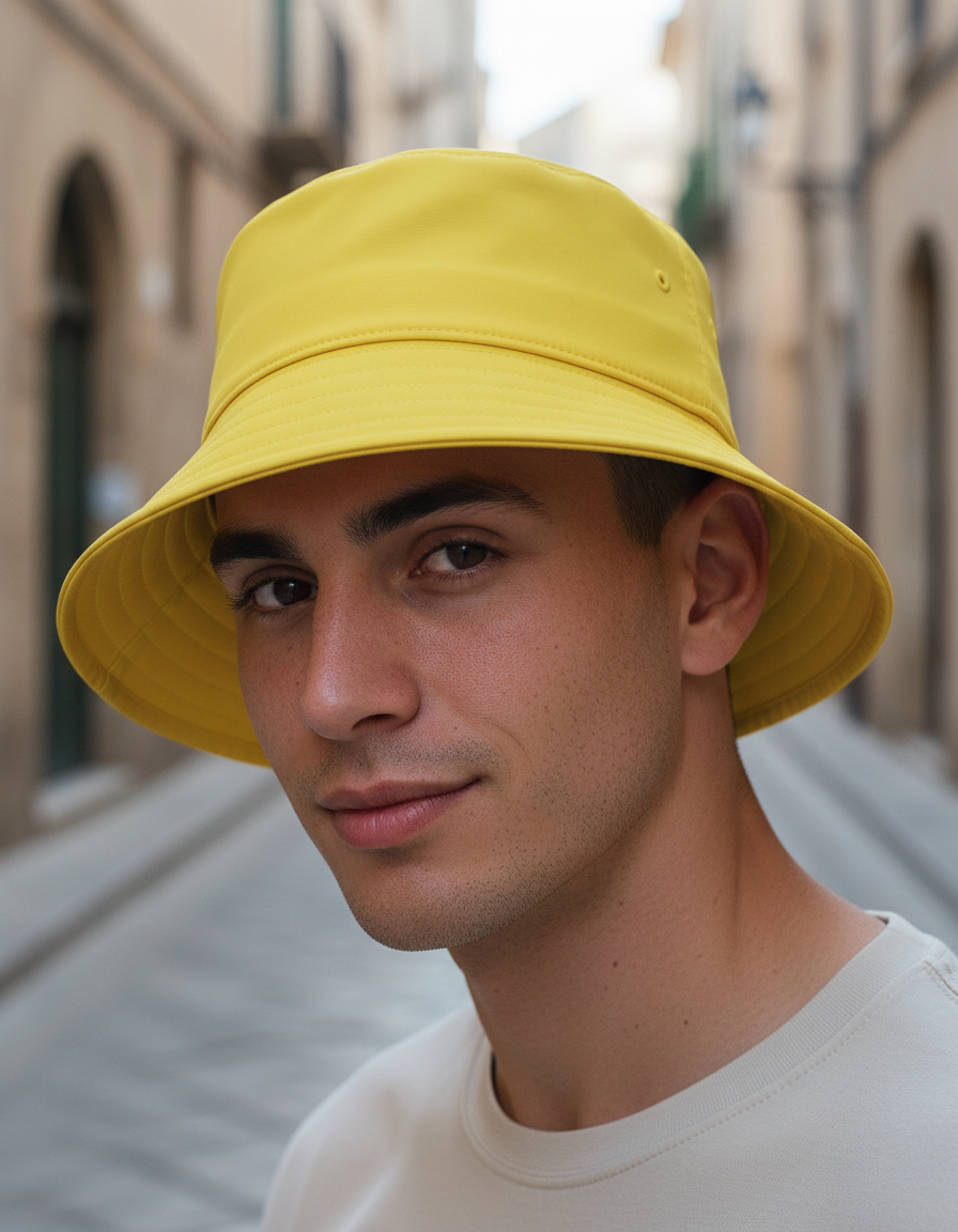 Bucket hat in Pineapple